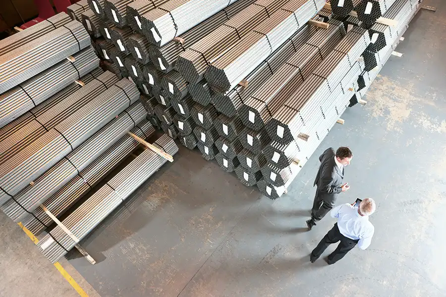 Businessmen at industrial site, representing Commercial General Liability.